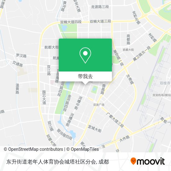 东升街道老年人体育协会城塔社区分会地图