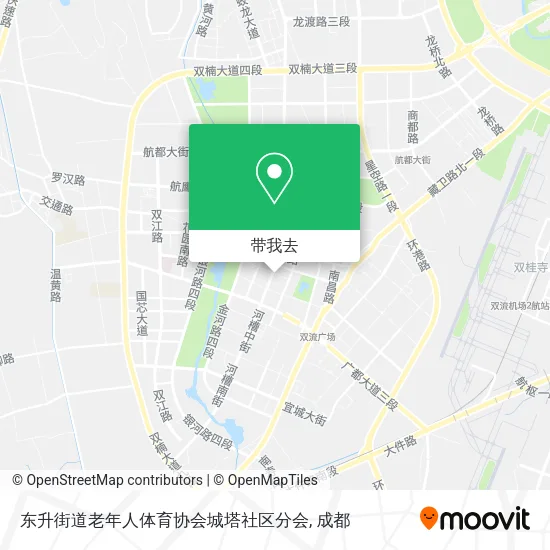 东升街道老年人体育协会城塔社区分会地图