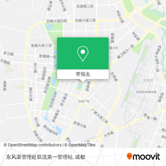 东风渠管理处双流第一管理站地图