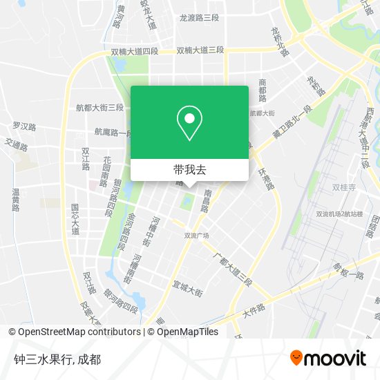 钟三水果行地图