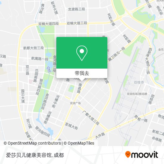 爱莎贝儿健康美容馆地图