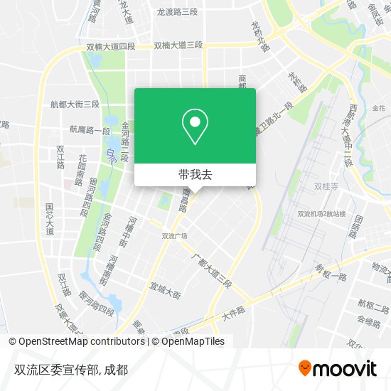 双流区委宣传部地图