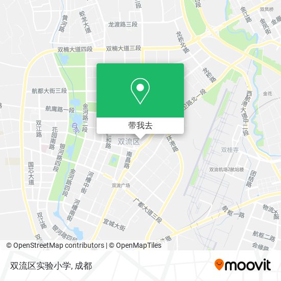 双流区实验小学地图