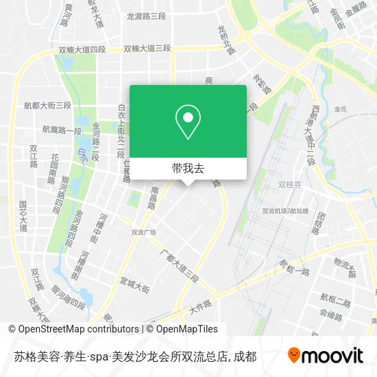 苏格美容·养生·spa·美发沙龙会所双流总店地图