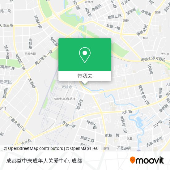 成都益中未成年人关爱中心地图