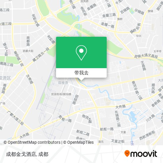 成都金戈酒店地图