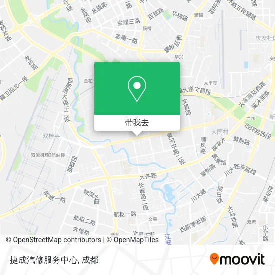 捷成汽修服务中心地图