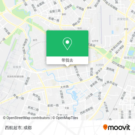 西航超市地图