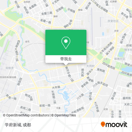 学府新城地图