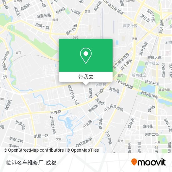 临港名车维修厂地图