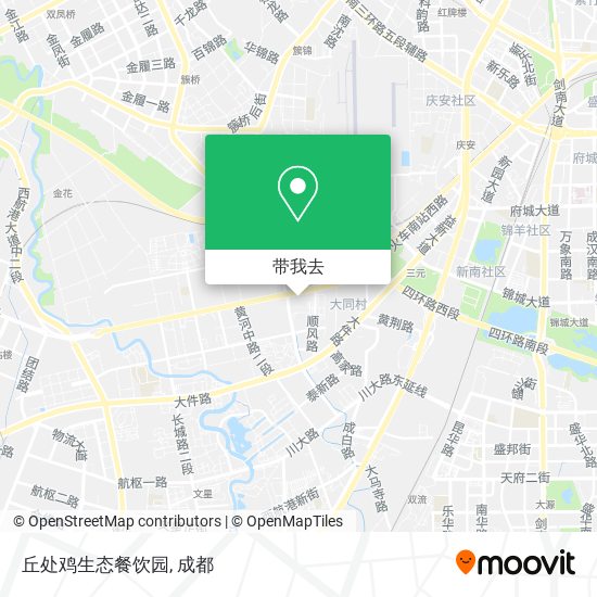 丘处鸡生态餐饮园地图