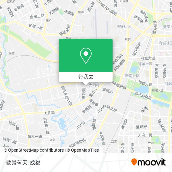 欧景蓝天地图