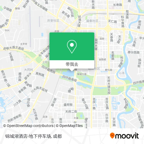 锦城湖酒店-地下停车场地图