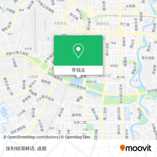 保利锦湖林语地图