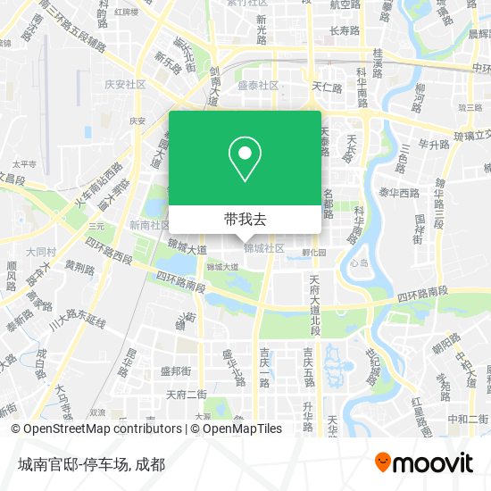 城南官邸-停车场地图