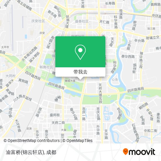 渝富桥(锦云轩店)地图