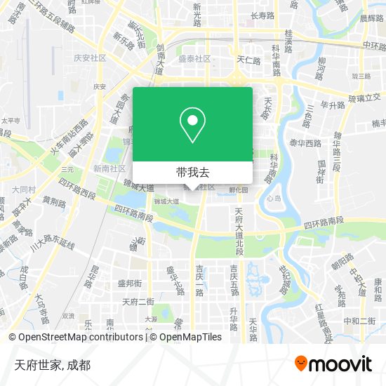 天府世家地图