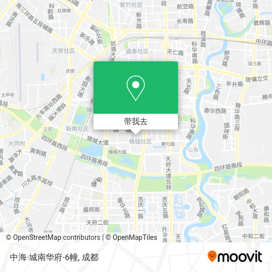 中海·城南华府-6幢地图