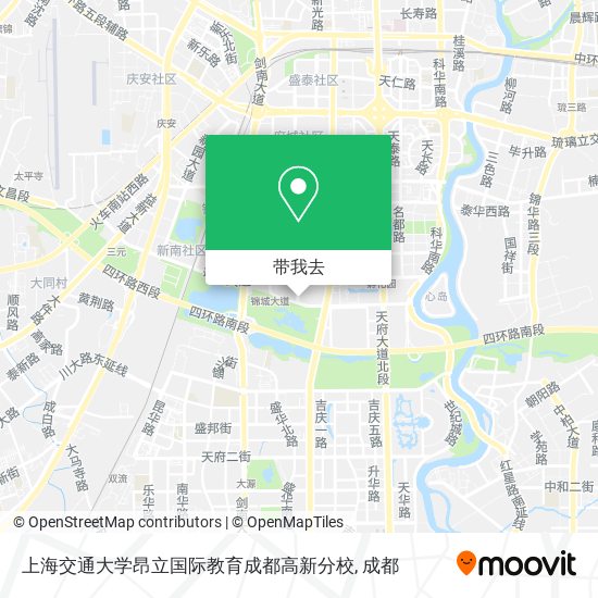 上海交通大学昂立国际教育成都高新分校地图