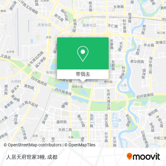 人居天府世家3幢地图