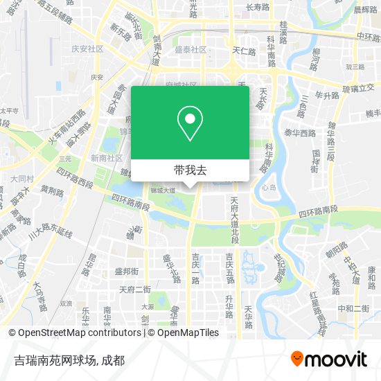 吉瑞南苑网球场地图