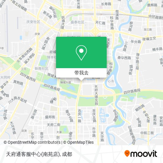 天府通客服中心(南苑店)地图