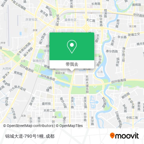锦城大道-790号1幢地图