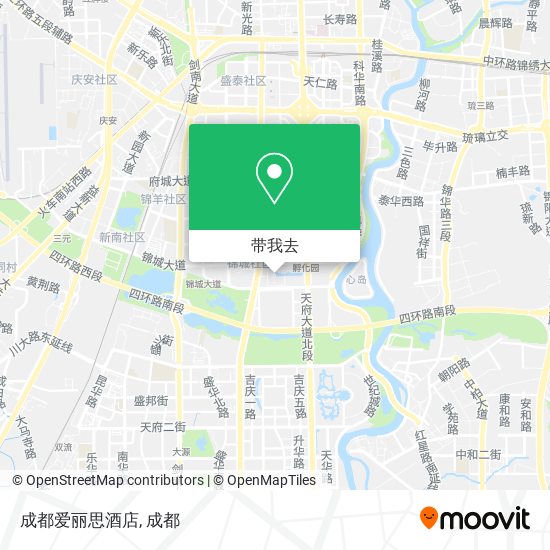 成都爱丽思酒店地图