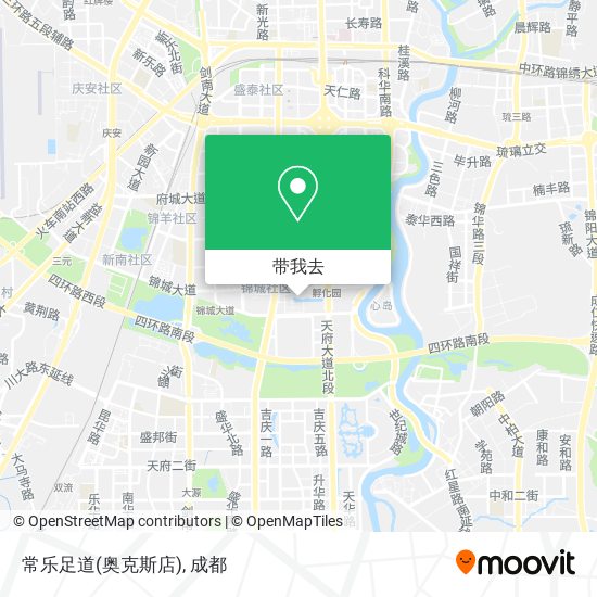 常乐足道(奥克斯店)地图