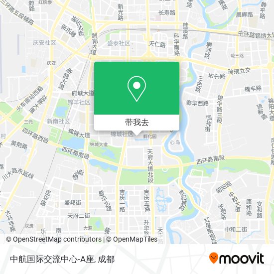 中航国际交流中心-A座地图