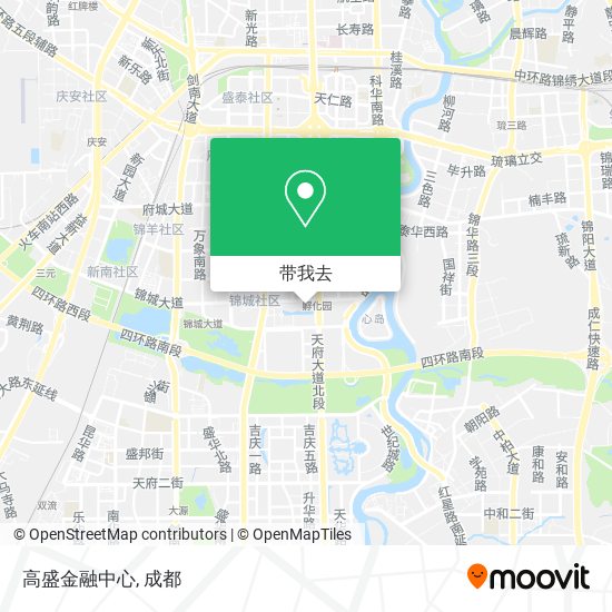 高盛金融中心地图