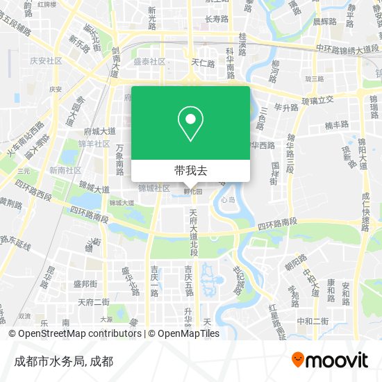 成都市水务局地图