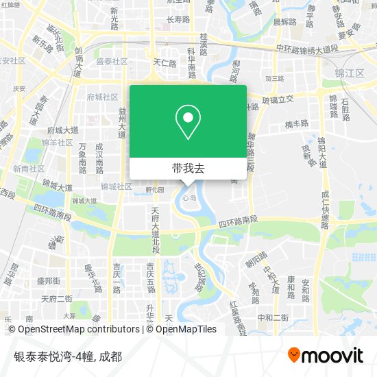 银泰泰悦湾-4幢地图