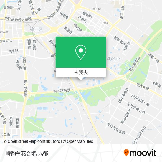 诗韵兰花会馆地图