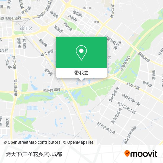 烤天下(三圣花乡店)地图
