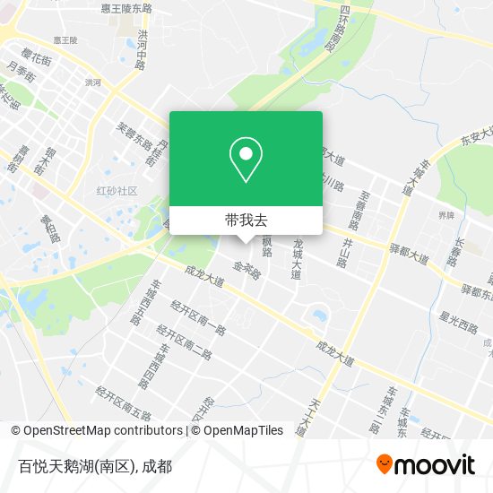 百悦天鹅湖(南区)地图