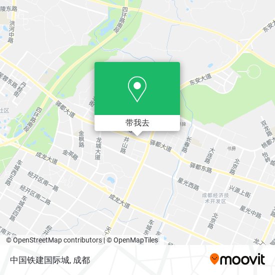 中国铁建国际城地图