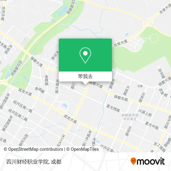 四川财经职业学院地图