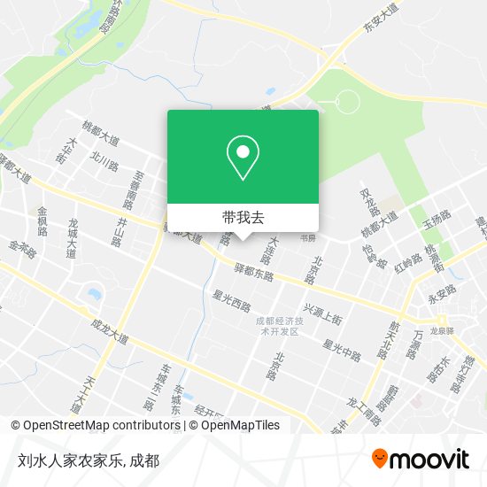 刘水人家农家乐地图