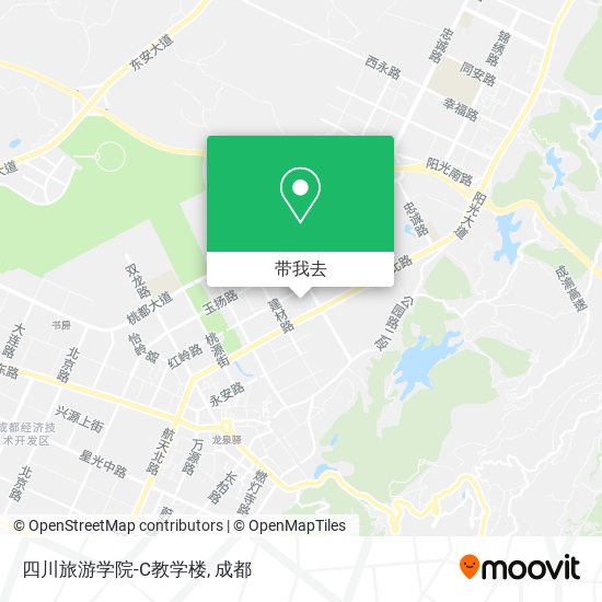 四川旅游学院-C教学楼地图