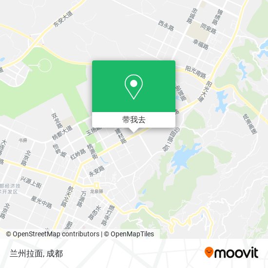 兰州拉面地图
