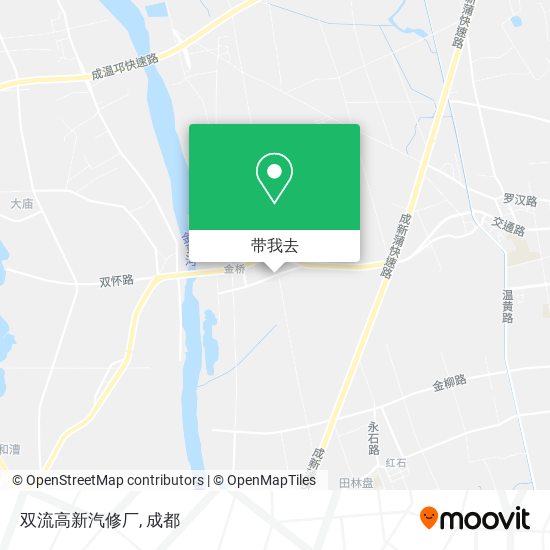 双流高新汽修厂地图