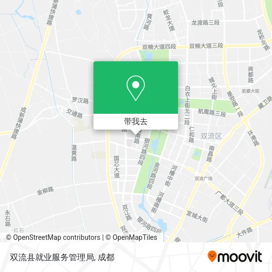 双流县就业服务管理局地图