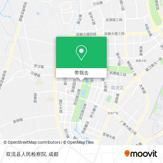 双流县人民检察院地图