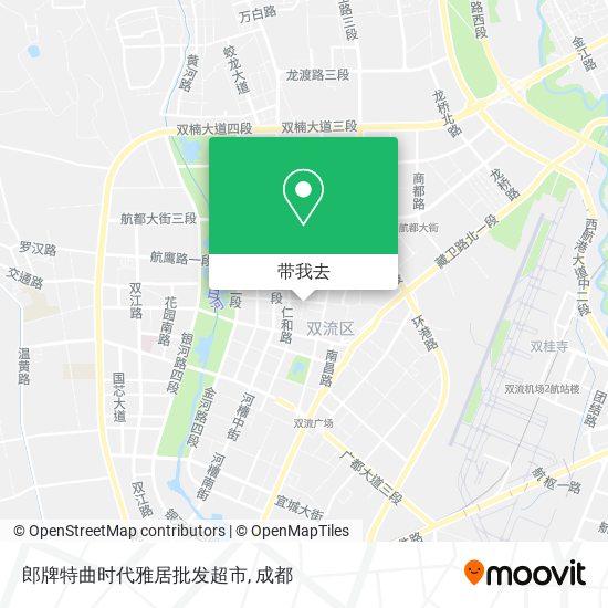 郎牌特曲时代雅居批发超市地图