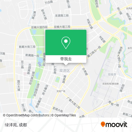 绿泽苑地图