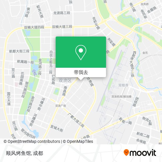 顺风烤鱼馆地图