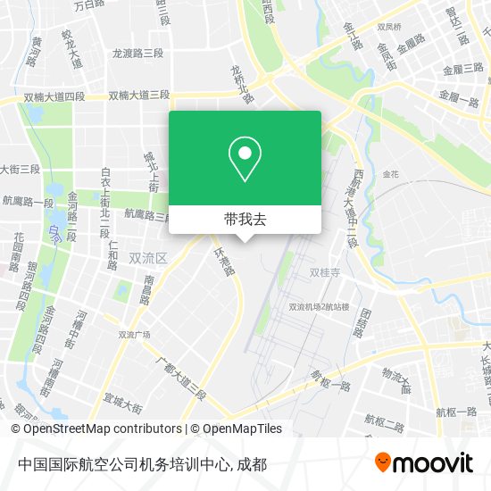 中国国际航空公司机务培训中心地图