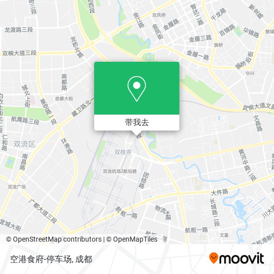 空港食府-停车场地图