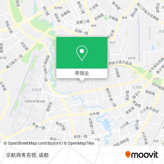 宗航商务宾馆地图
